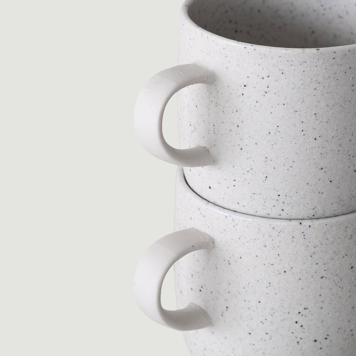 MOHEIM GRAIN mug stacking recycled ceramic speckles matte made in Japan gift
