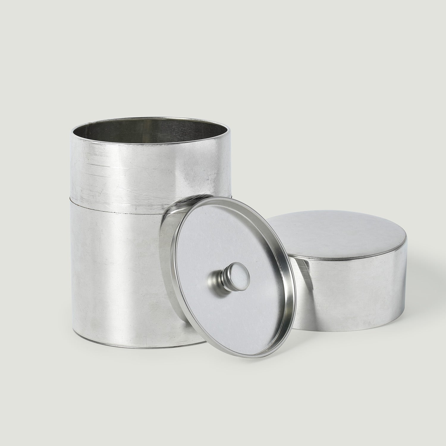 TIN CADDY plain