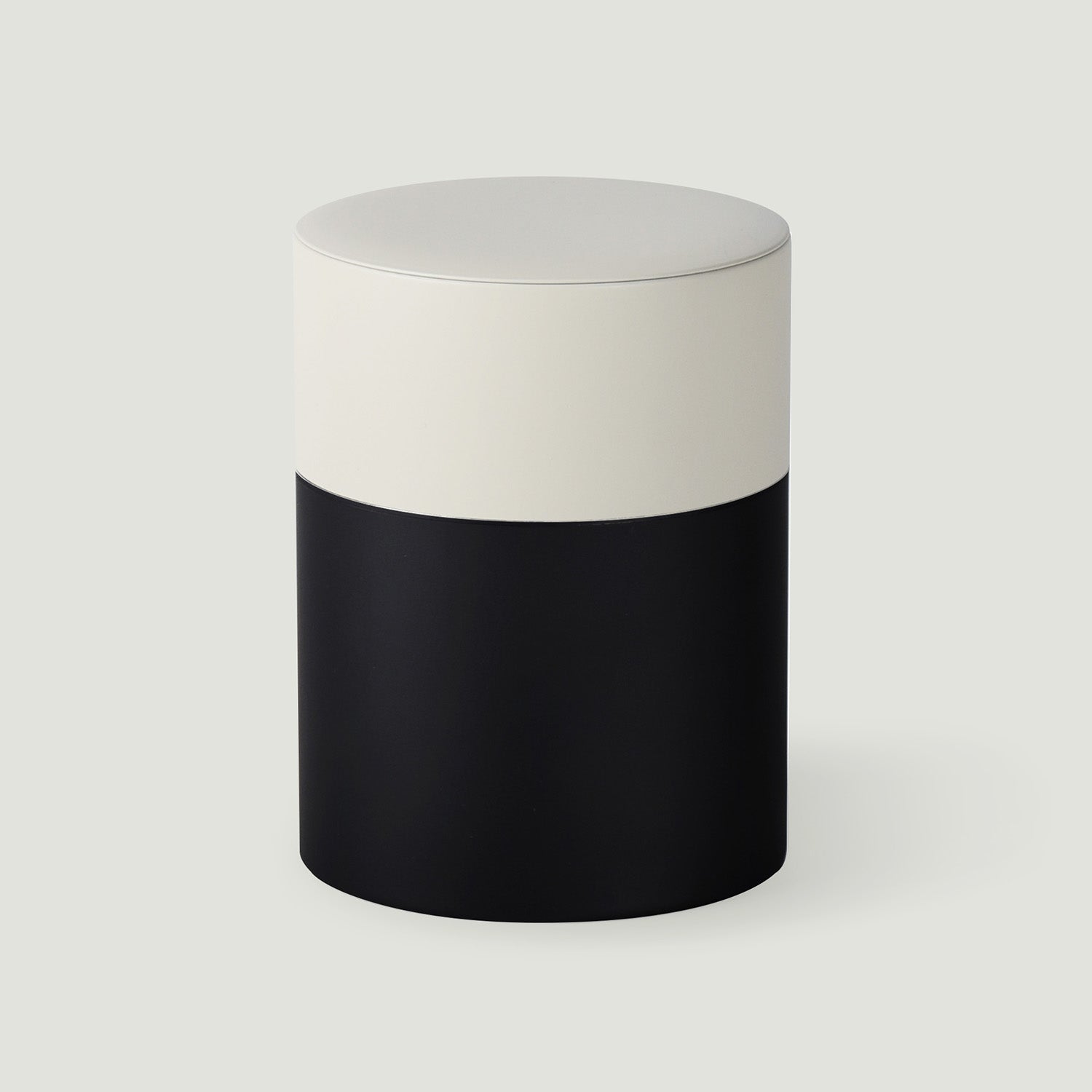 TIN CADDY two-tone