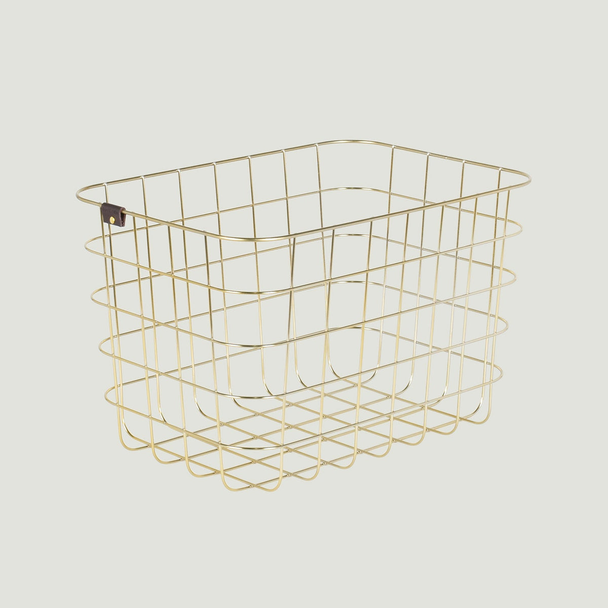 WIRE BASKET ゴールド 脱衣カゴ