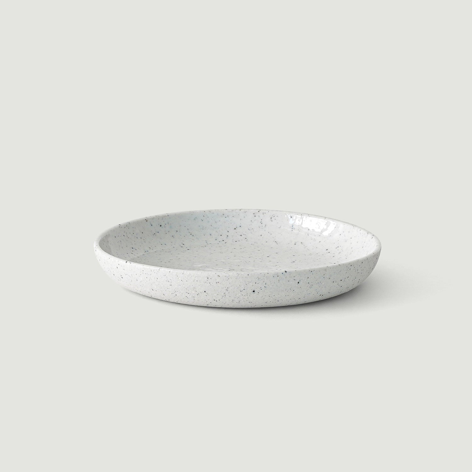 MOHEIM GRAIN dessert plate cake plate recycled ceramic speckles made in Japan