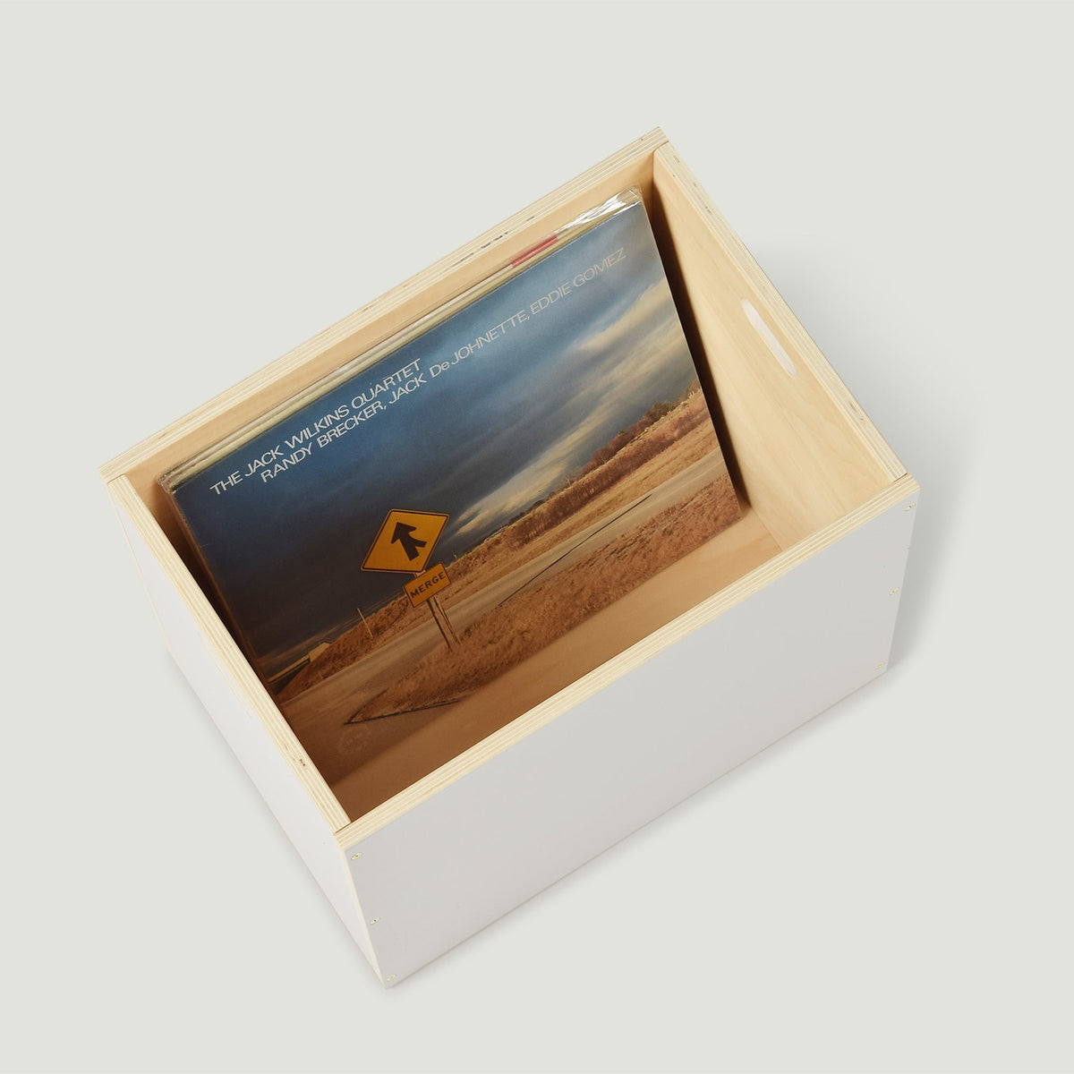 LINDEN BOX レコードの収納ケースとして