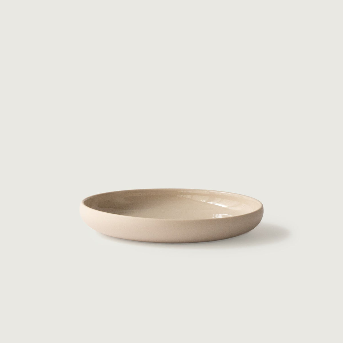 STONEWARE ROUND PLATE S サンドホワイト