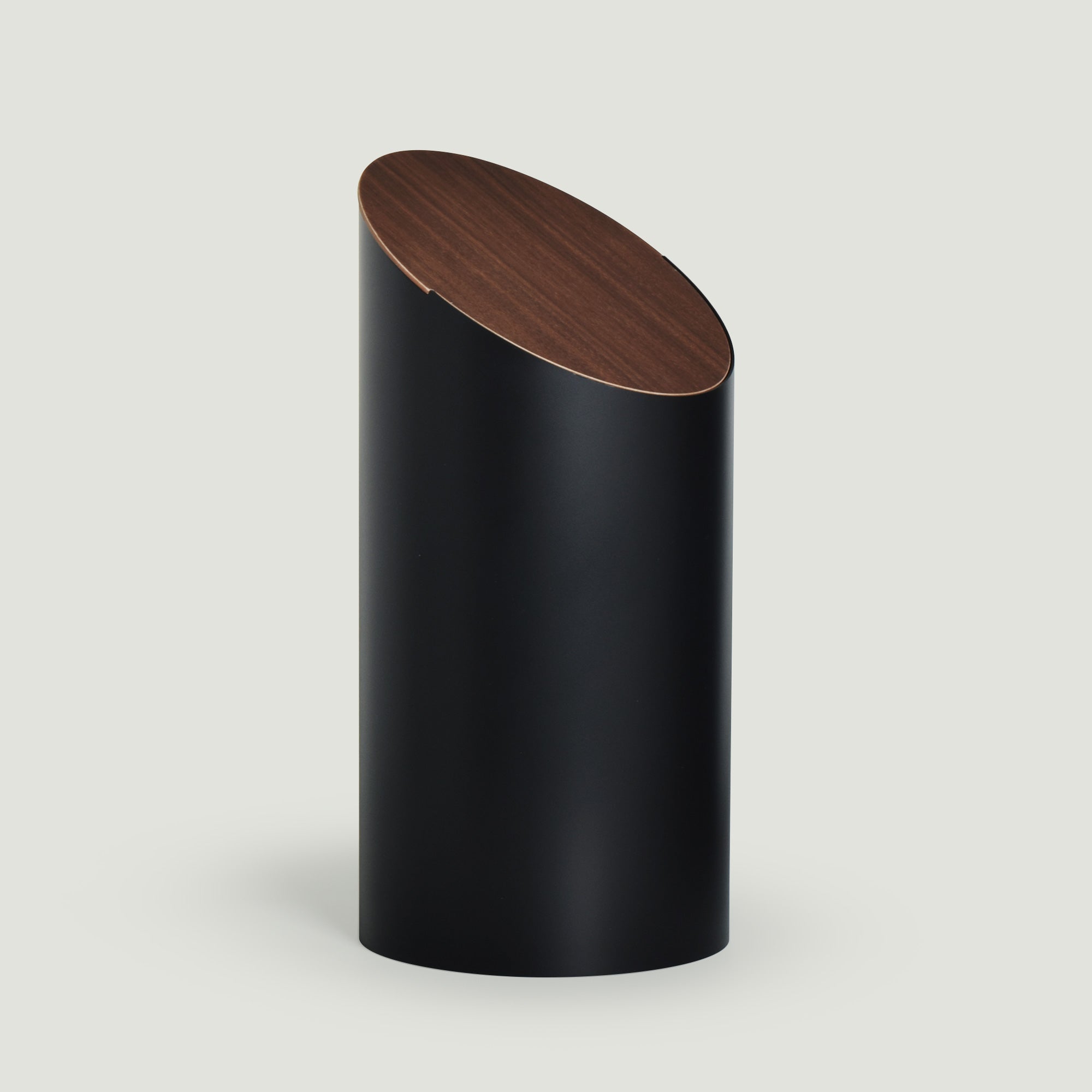 ごみ箱 MOHEIM SWING BIN M black/walnut SWING BIN | ミニマルで、最も美しいゴミ箱 蓋付き [MOHEIM store]