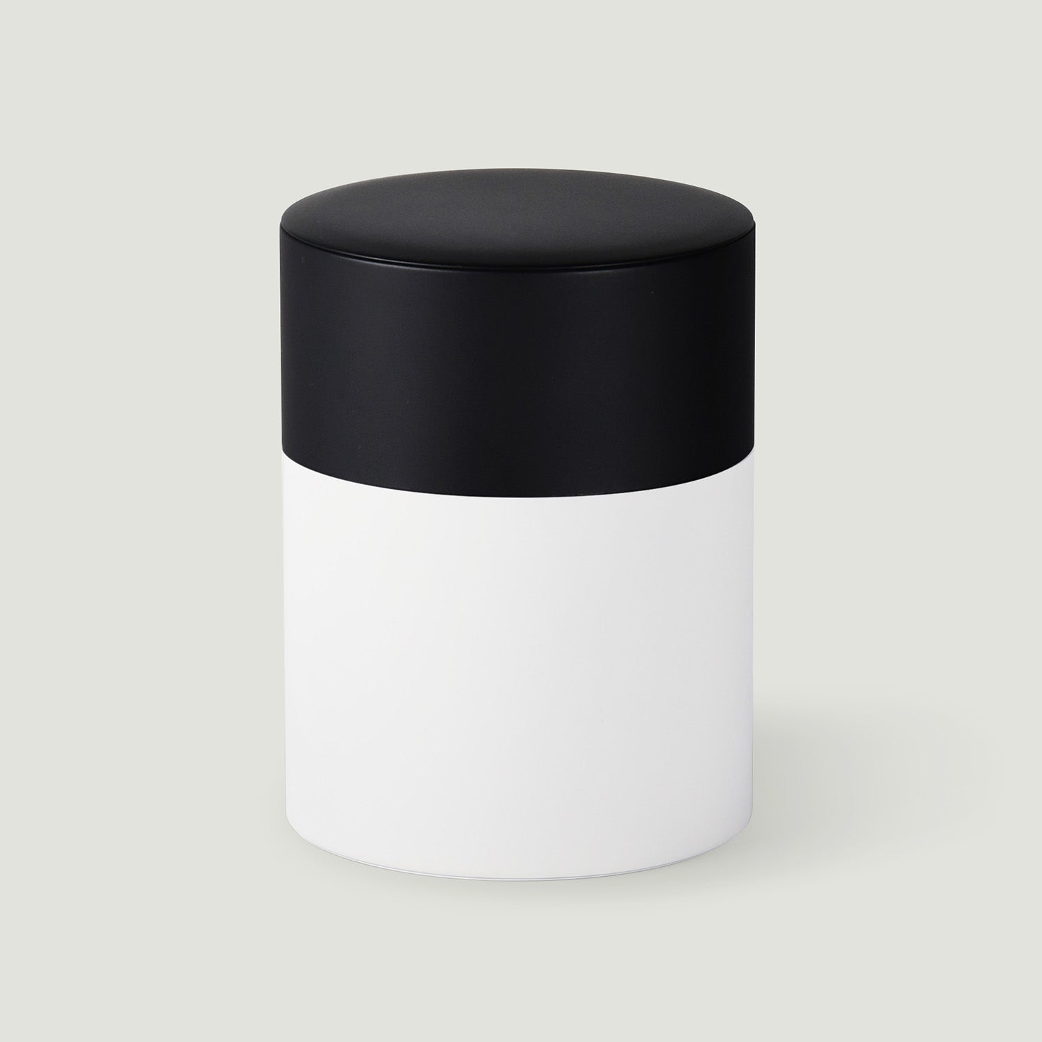 TIN CADDY two-tone