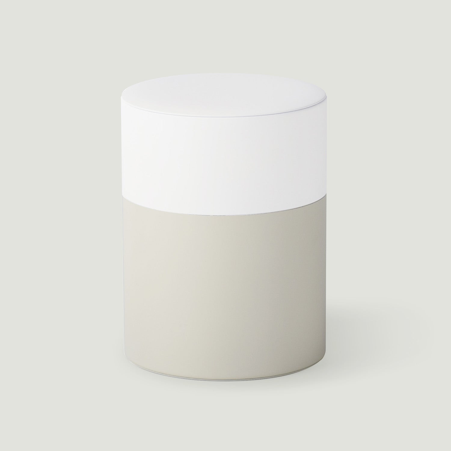 TIN CADDY two-tone