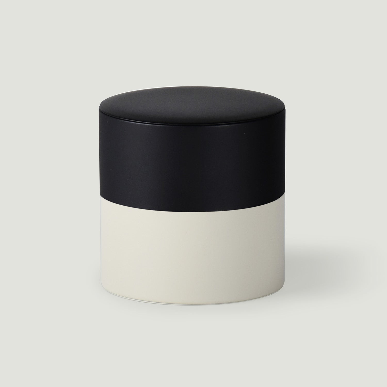 TIN CADDY two-tone