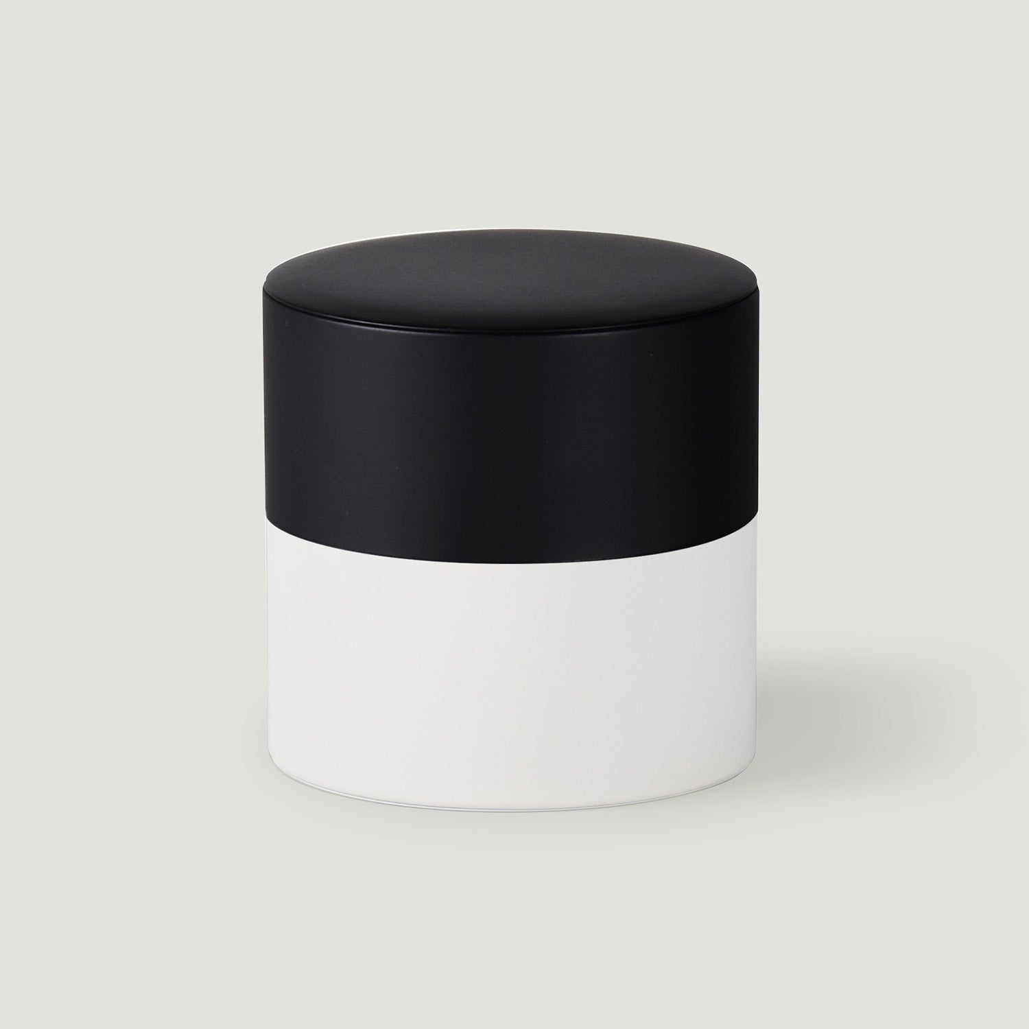 TIN CADDY two-tone