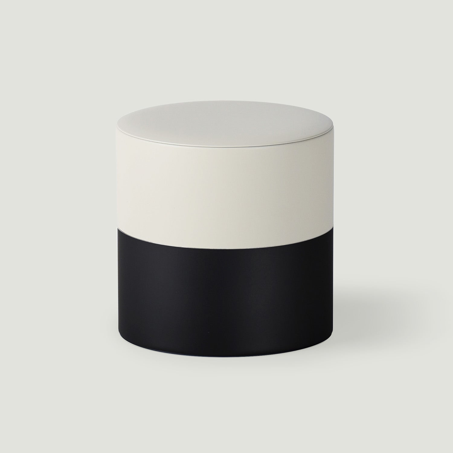 TIN CADDY two-tone