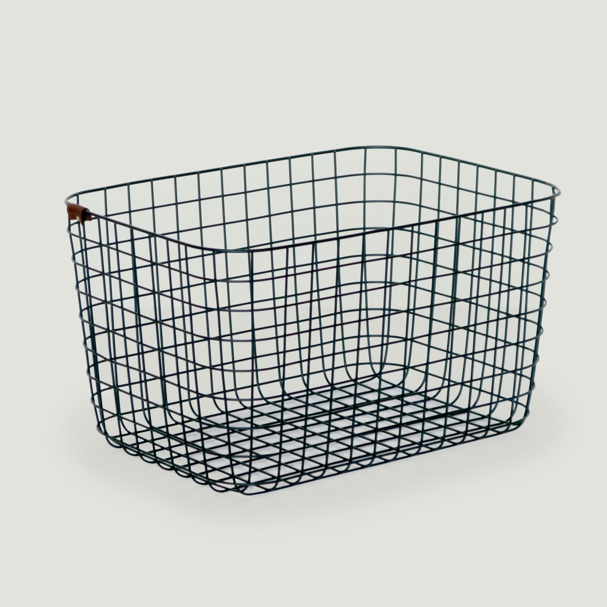 WIRE BASKET L ブラック シンプルなワイヤーバスケット